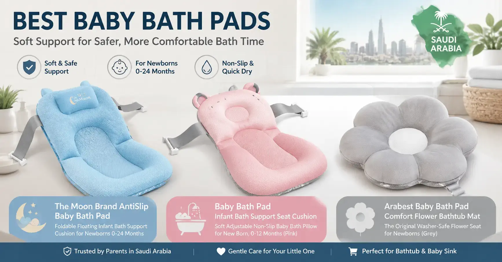 How to Choose the Best Baby Bath Pad for Safe Newborn Baths