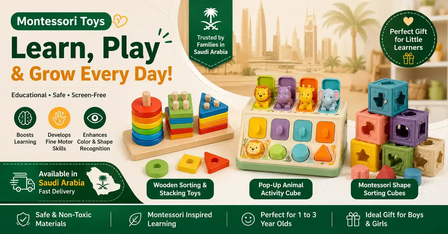 Montessori Toys That Actually Support Toddler Development at Home