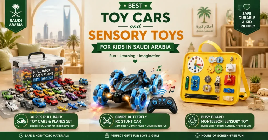 Best Toy Cars and Sensory Toys for Kids in Saudi Arabia