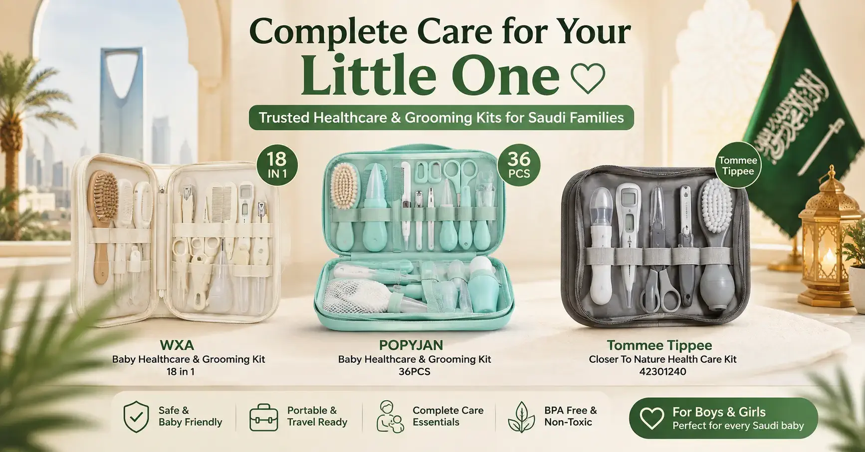 Best Baby Healthcare and Grooming Kits in Saudi Arabia: A Complete Guide for New Parents