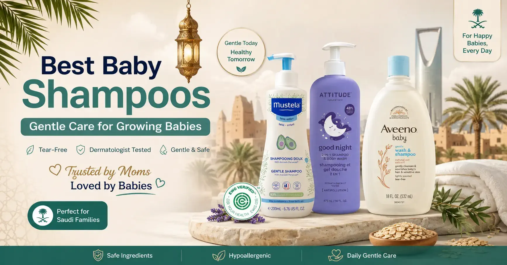 Best Baby Shampoo and Body Wash Options for Saudi Families in 2026