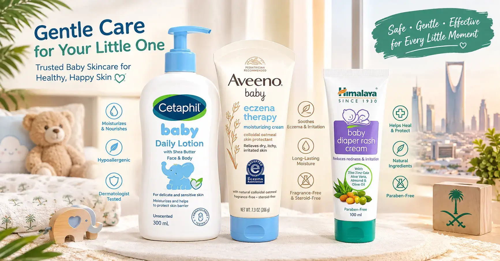 Baby Sensitive Skin Creams for Happy Skin